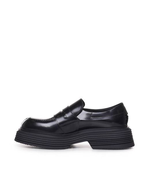 THE ANTIPODE Black College Moccasin for men