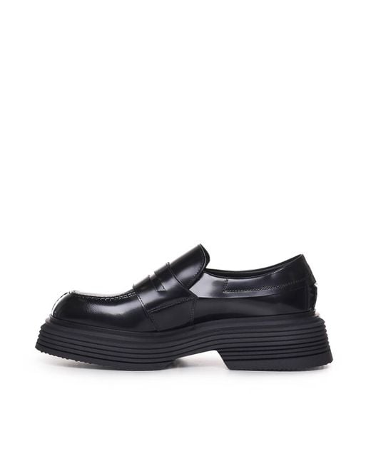 THE ANTIPODE Black College Moccasin for men