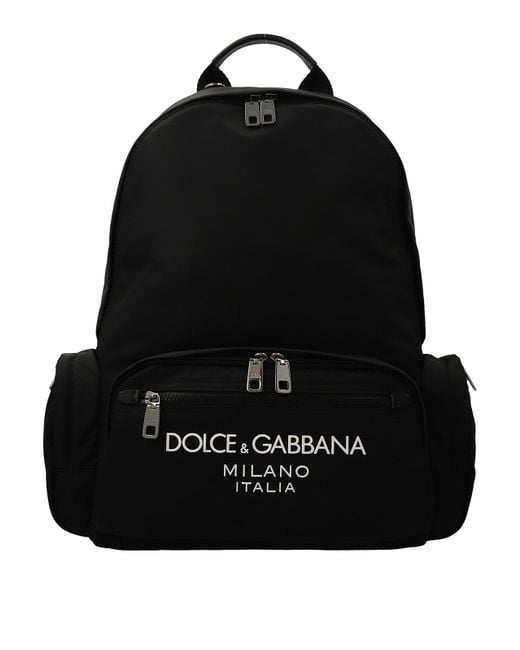 Dolce & Gabbana Black Backpacks for men