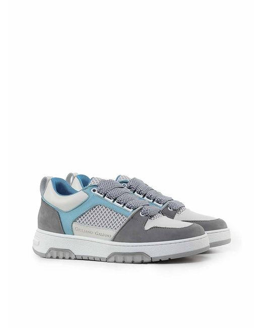 Giuliano Galiano Blue Vyper Sneakers for men