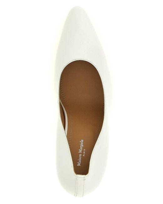 Maison Margiela White Heel-Less' Pumps