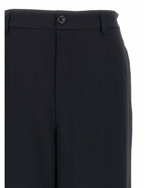 Moschino Black Acetate Pants