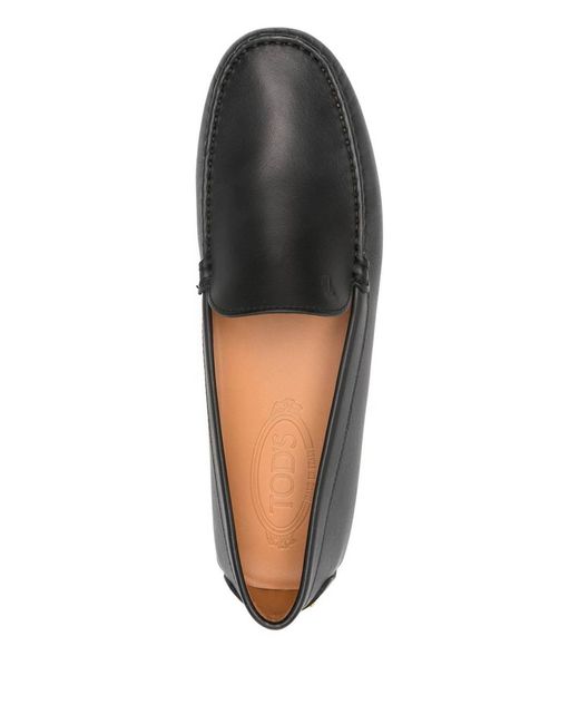 Tod's Gray Studded Loafers