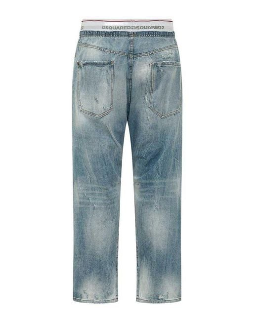 DSquared² Blue Pants for men