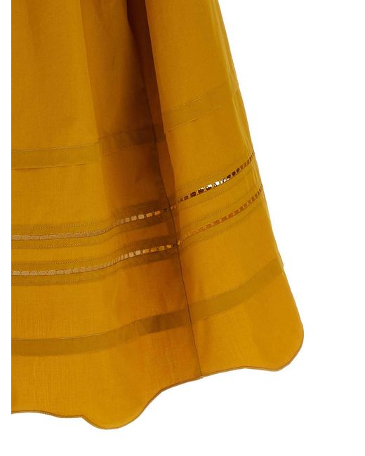 Fabiana Filippi Yellow Loose Dress
