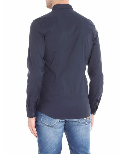 Moschino Blue Shirt With Mini Teddy Bear for men
