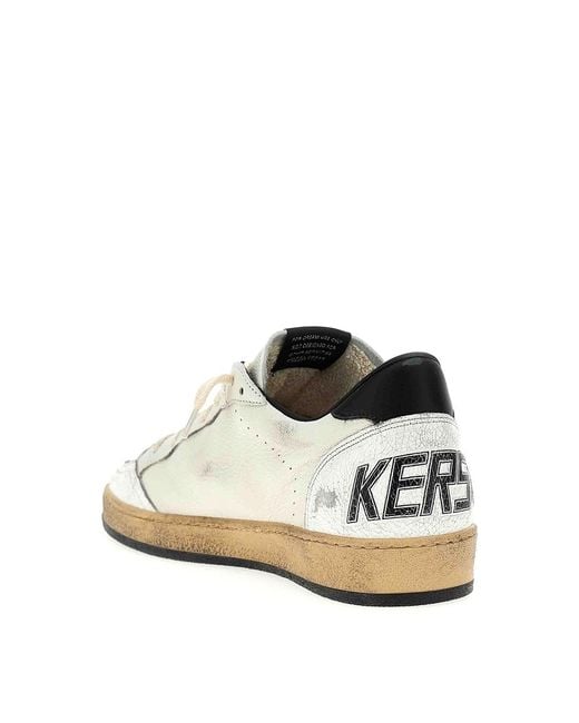 Golden Goose Deluxe Brand White 'Ball Star' Sneakers for men
