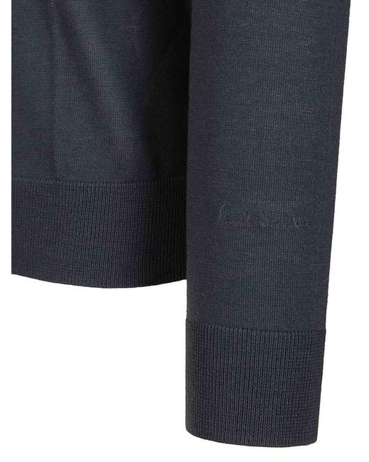 Paul Smith Blue Crew Neck Sweater for men