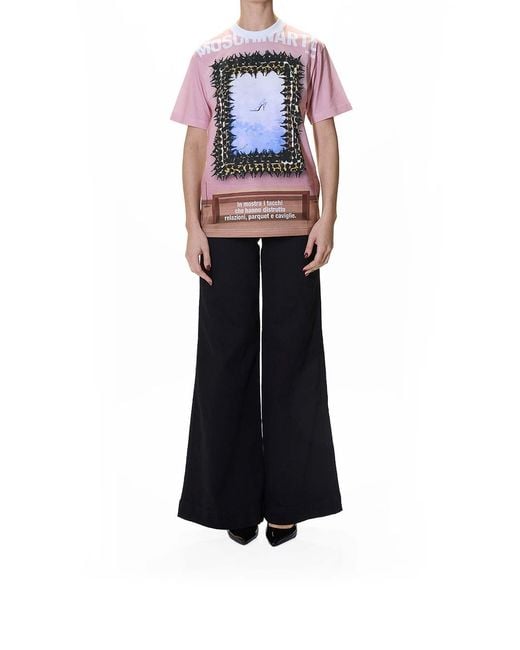 Moschino Pink T-Shirt Tacchi
