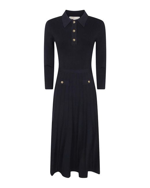 Michael Kors Black Polo Flare Mini Dress