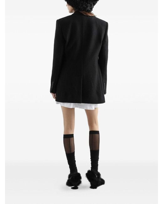 Dolce & Gabbana Black Wool Cloth Jacket