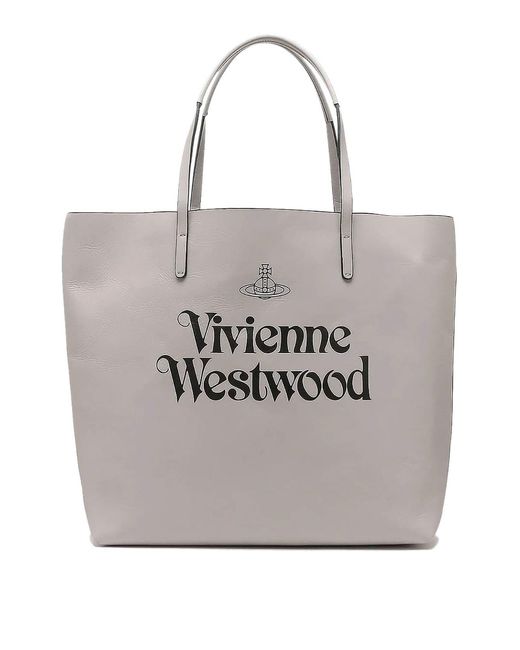 Vivienne Westwood Gray Studio Shopper