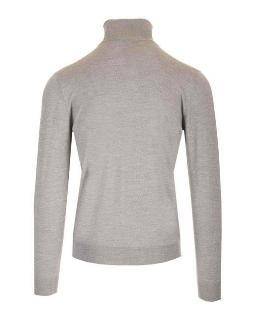 Mauro Ottaviani Gray Wool Turtleneck Wish for men