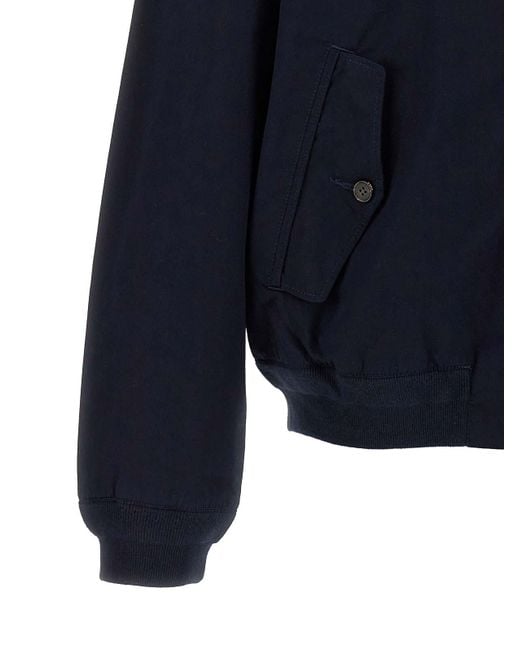 Polo Ralph Lauren Blue Cotton Harrington Jacket for men