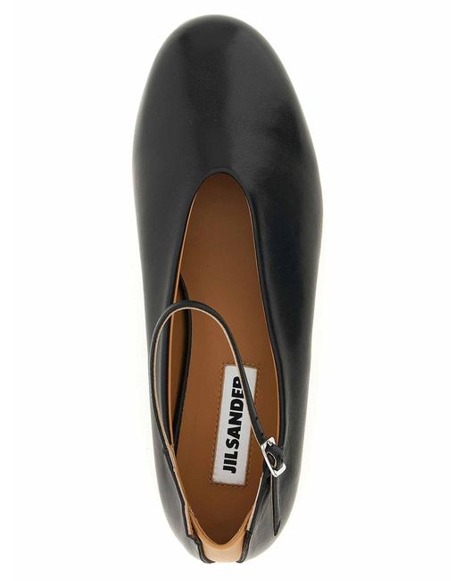 Jil Sander Black Elyss' Ballet Flats