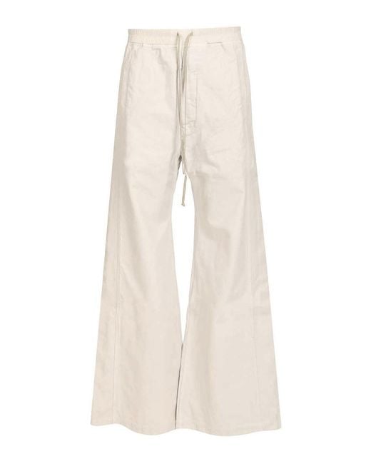Rick Owens Natural Drkshdw Wide Pusher Pants for men