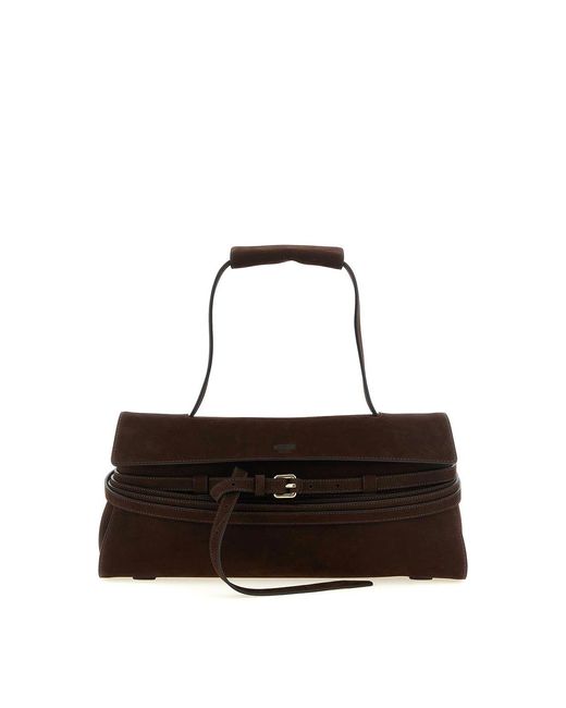 Moschino Brown Tie Me' Shoulder Bag