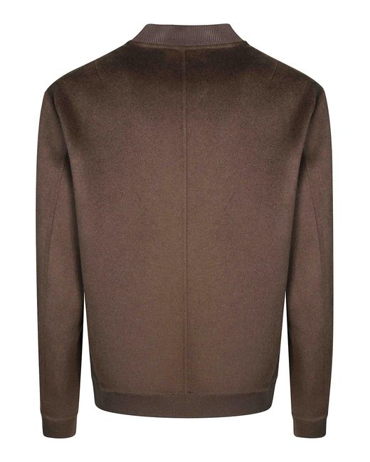 Amaranto Brown Bomber for men