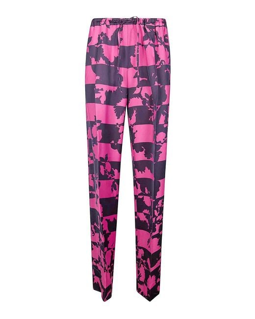 Dries Van Noten Pink Trousers