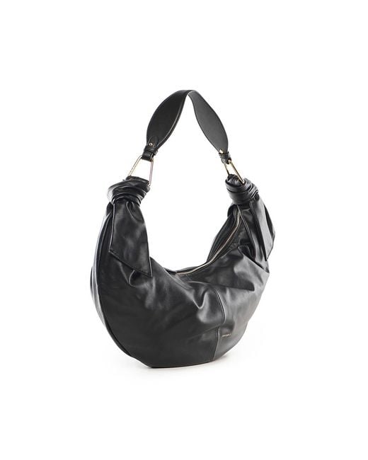 Coccinelle Black Furoshiki Leather Bag