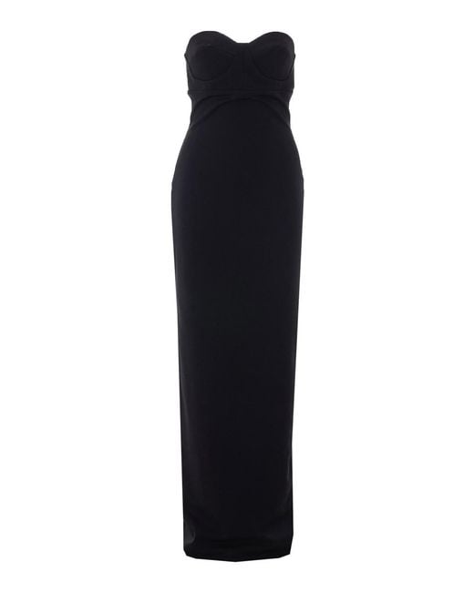 Solace London Black Keaton Maxi Dress
