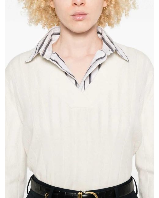 Max Mara White 'Maxmara Pure' Sweater