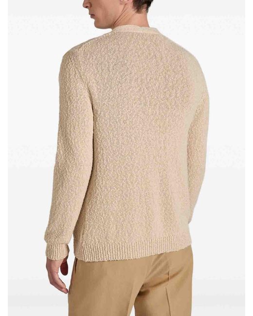 Zanone Natural Cardigan for men