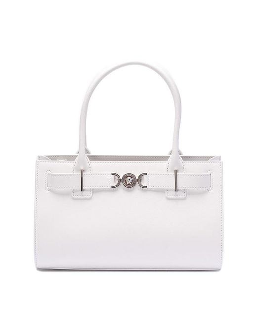 Versace White Large Tote Bag