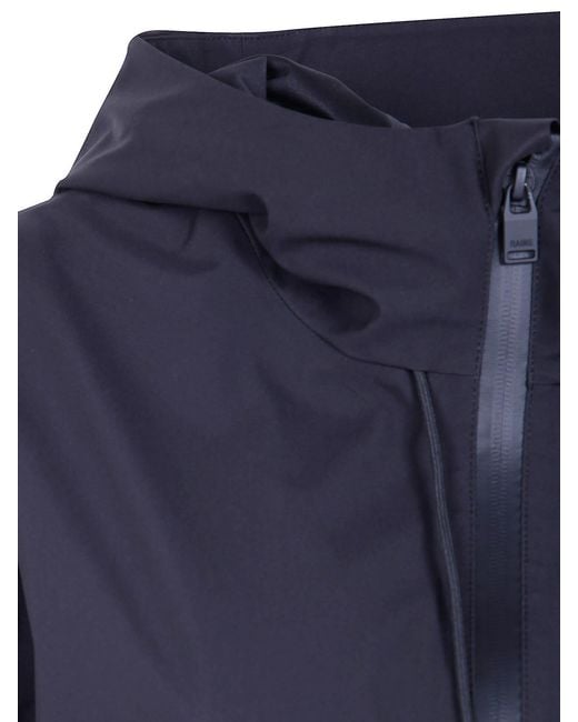 Rains Blue Suva Hardshell String Jacket