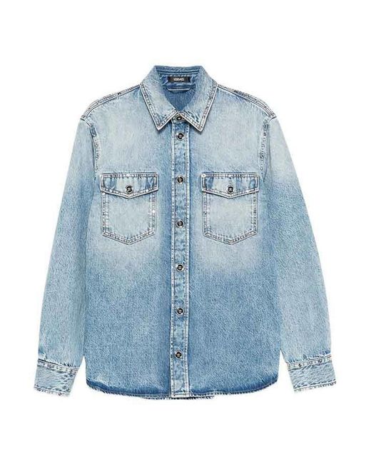 Versace Blue Shirt for men
