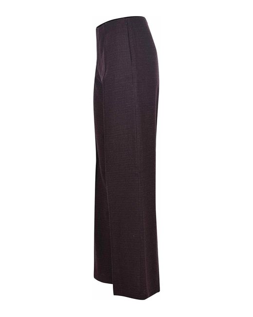 Alysi Blue Pants Made Of Wool