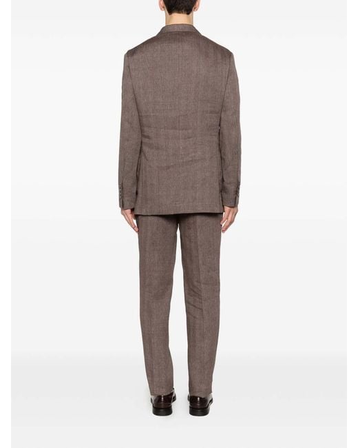 Brunello Cucinelli Brown Suit for men