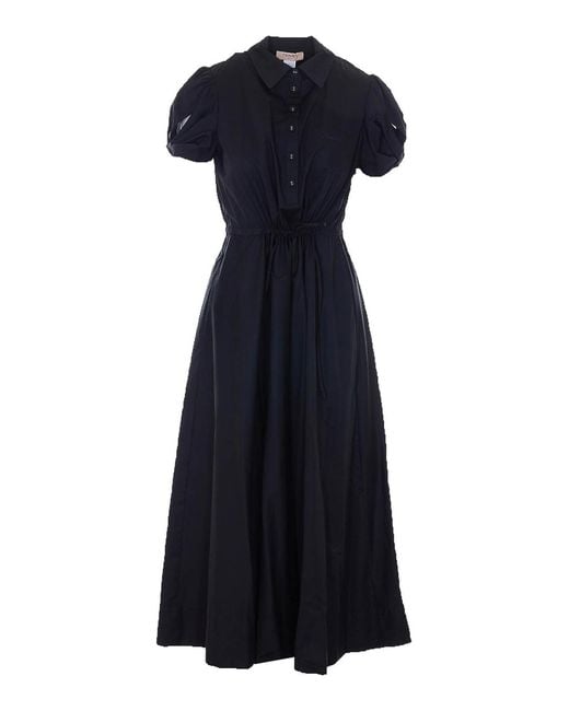 Twinset Blue Chemisier Dress