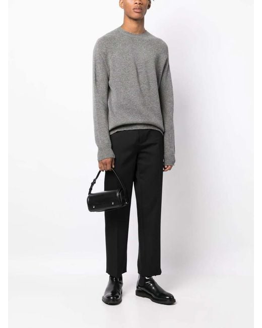 Jil Sander Gray Seamless Pullover for men