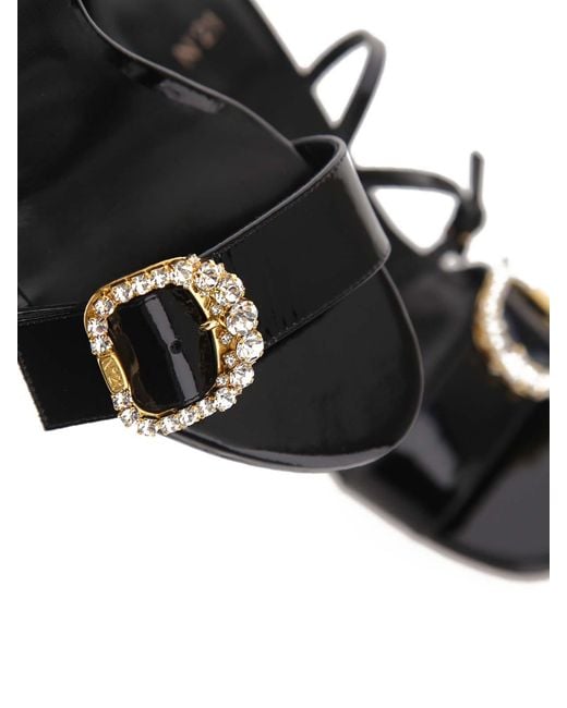N°21 Black Ghost Heel Sandal