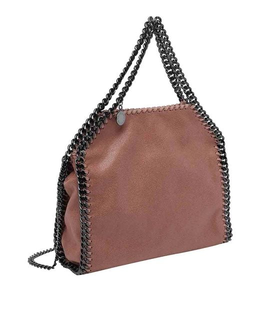 Stella McCartney Brown Mini Falabella Tote Bag