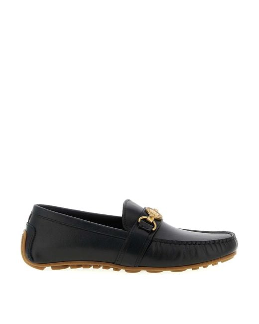 Moschino Black Penny Loafers for men