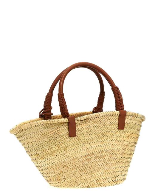 Alanui Metallic Icon Palm Leaf Big Handbag