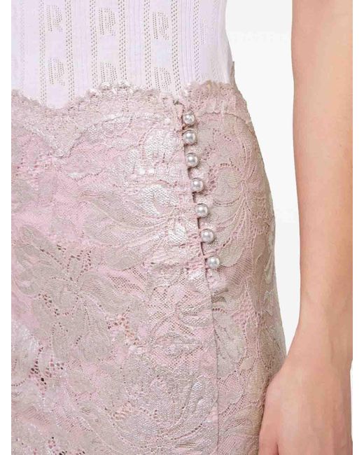 Rabanne Gray Midi Skirt