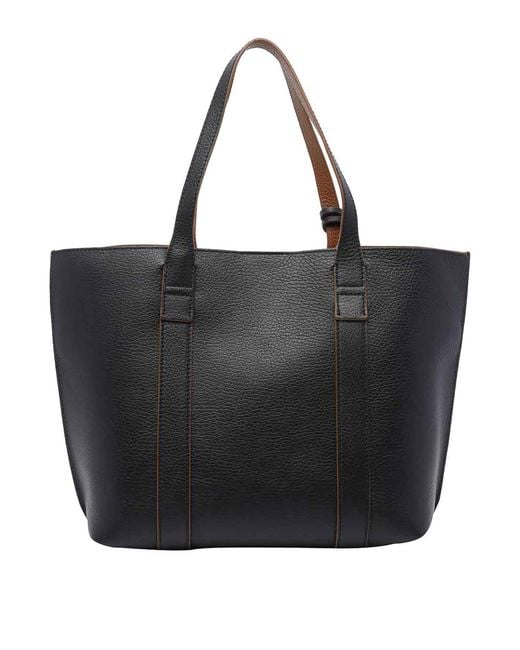 Hogan Black Small Address Shopping Bag