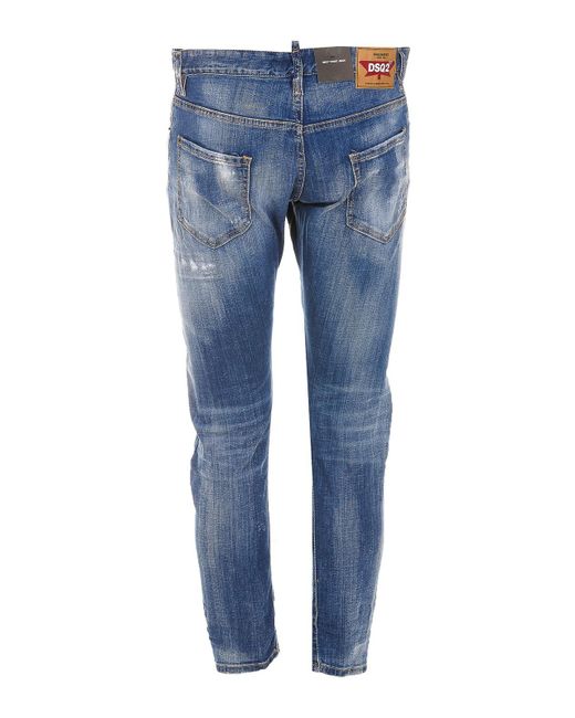 DSquared² Blue Sexy Twist Jeans for men