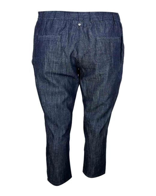 Lorena Antoniazzi Blue Trousers