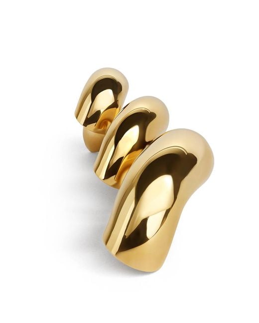 Alaïa Metallic Torsion Earrings