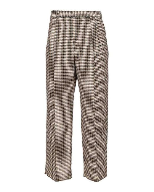 Emporio Armani Gray Tailored Trousers for men