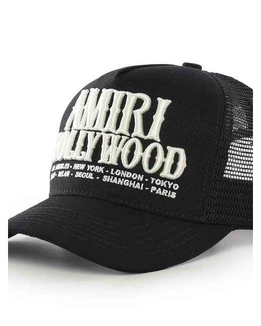 Amiri Black Logo Cap for men