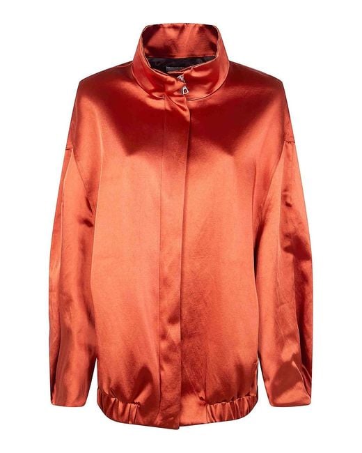 Dries Van Noten Orange Voles Jacket