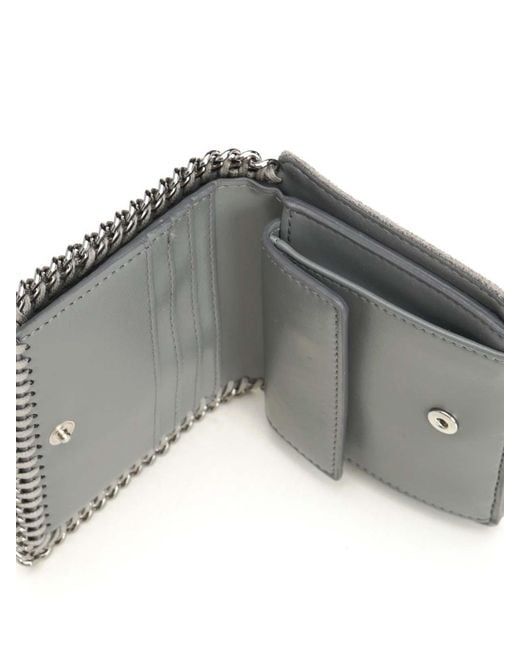 Stella McCartney Gray Falabella Bi-Fold Wallet