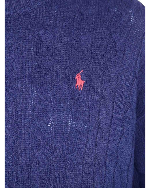 Polo Ralph Lauren Blue Sweater Shift Dress