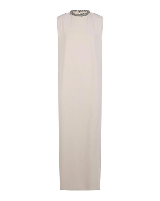 Elisabetta Franchi White Carpet Long Dress