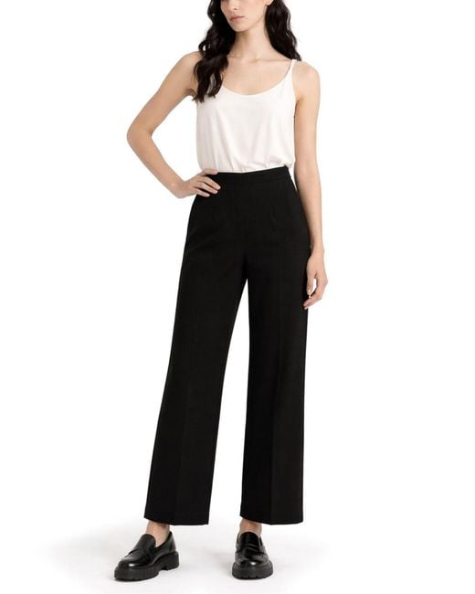 Theory Black Pants Fluid